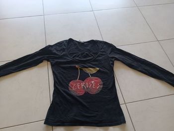Tee shirt manches longues le temps des cerises Taille M