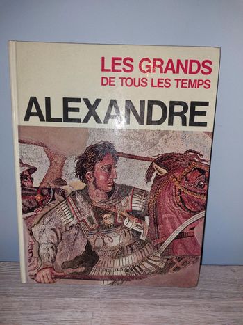 Ancien livre Alexandre le grand