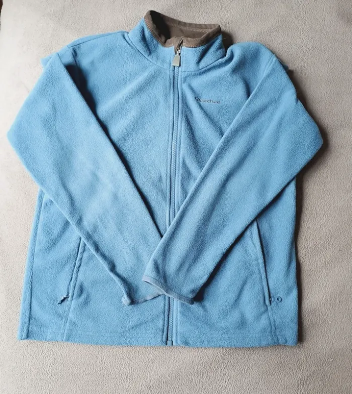 Veste polaire bleue