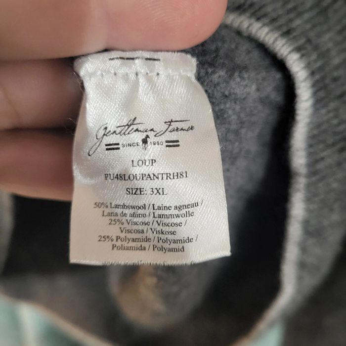 Pull à Col Roulé - Vintage - Laine d'Agneau 🧥 Gentleman Farmer - Taille 3XL (plutôt un M) - photo numéro 5