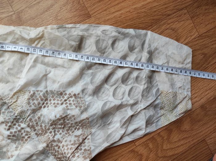 H&M robe motifs écailles en soie taille M - photo numéro 12