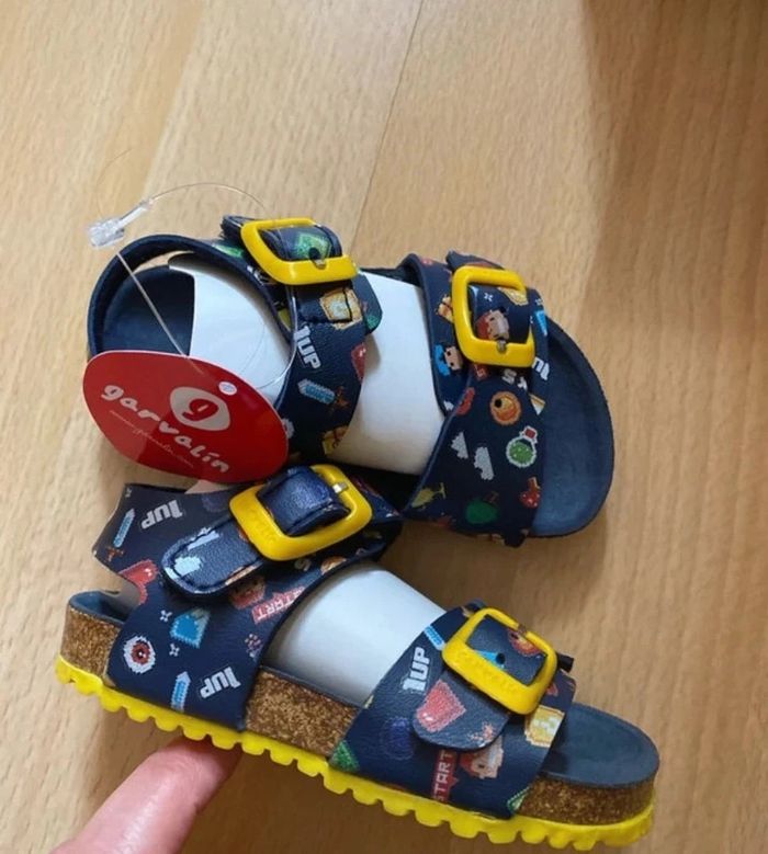 Sandales chaussures Garvalin pointure 21 neuves - photo numéro 3