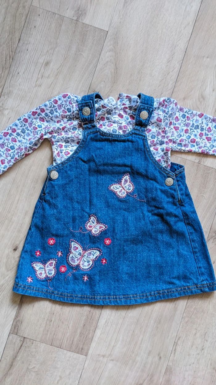 Ensemble Robe + tee-shirt manches longues 18 Mois