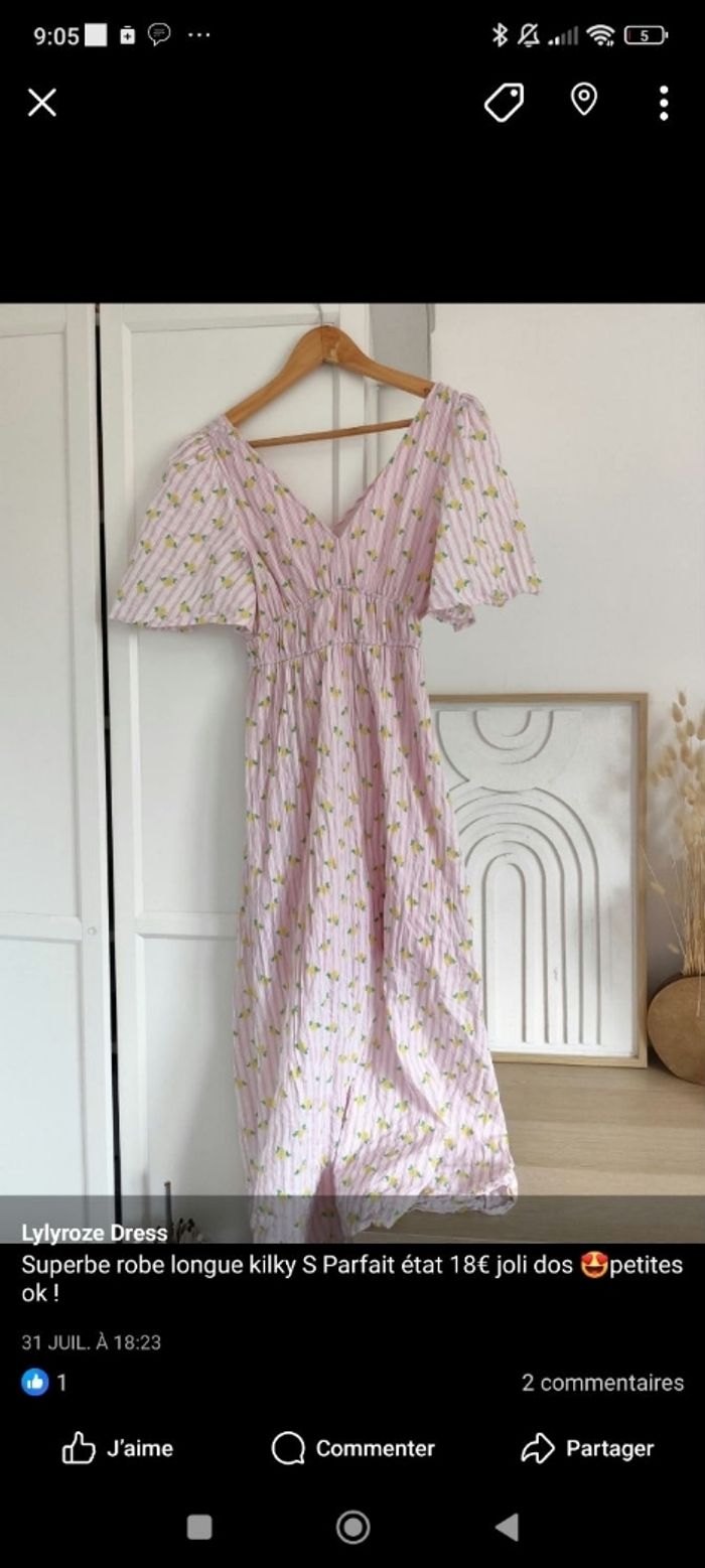 Lot trois articles robe blouse veste