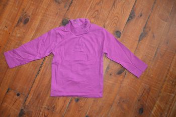 Tee shirt manches longues avec col 18 mois violet
