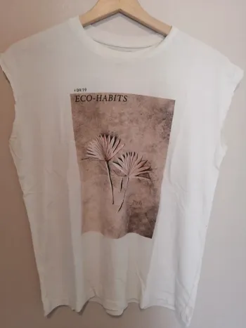Tee Shirt Pull & Bear taille S Eco Habits