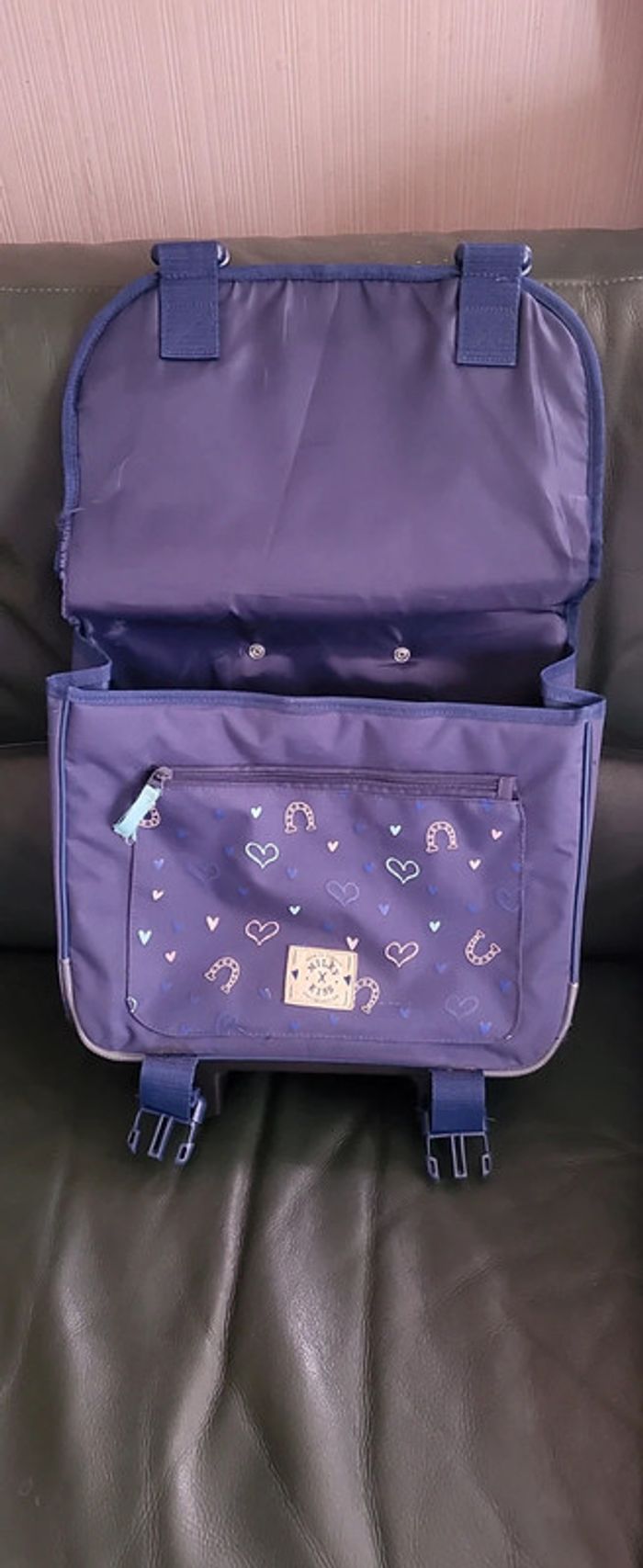 Cartable cheval à roulette - photo numéro 3