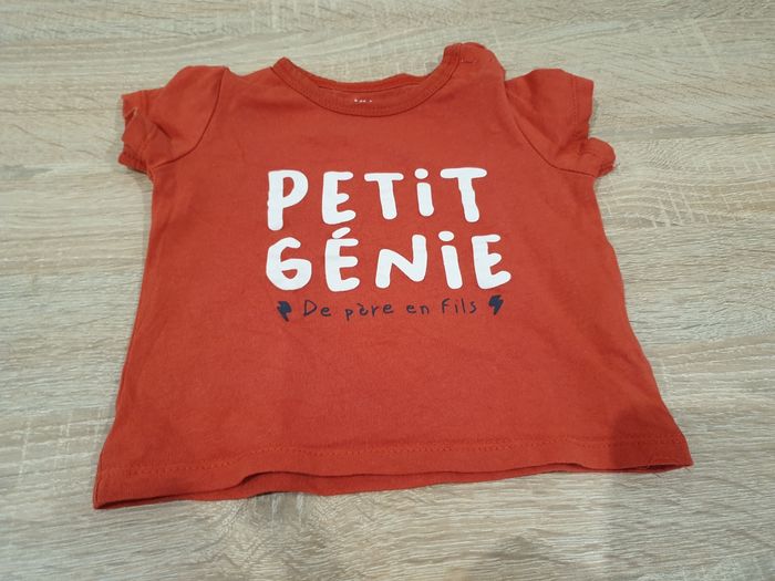 Lot t-shirt garçon 6mois - photo numéro 3