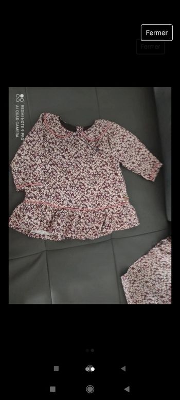 Robe bébé fille 6 mois sergent major