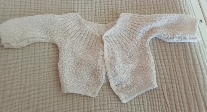 Gilet laine naissance