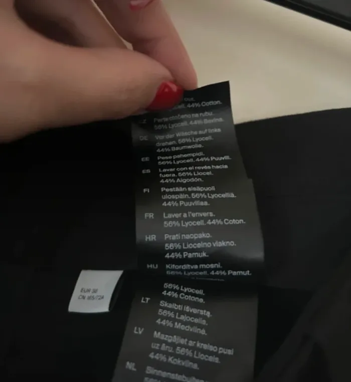 Cos pantalon, noir, femme, taille 38 - photo numéro 7