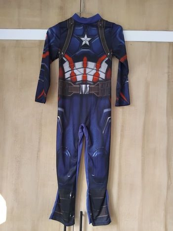 Déguisement Captain America Carnaval 7 - 8 ans Garçon Super Hero Marvel ⚡️