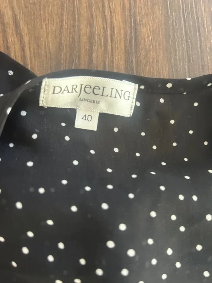 Darjeeling pyjama noir haut et bas 40 - photo numéro 5