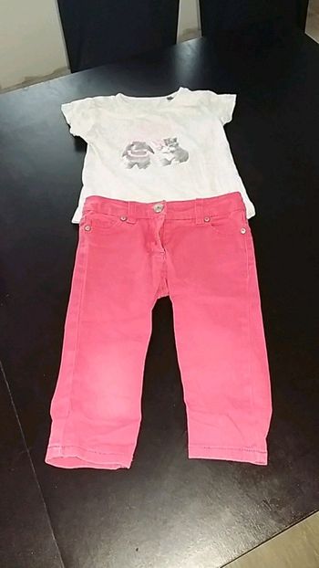 Ensemble pantacourt t-shirts