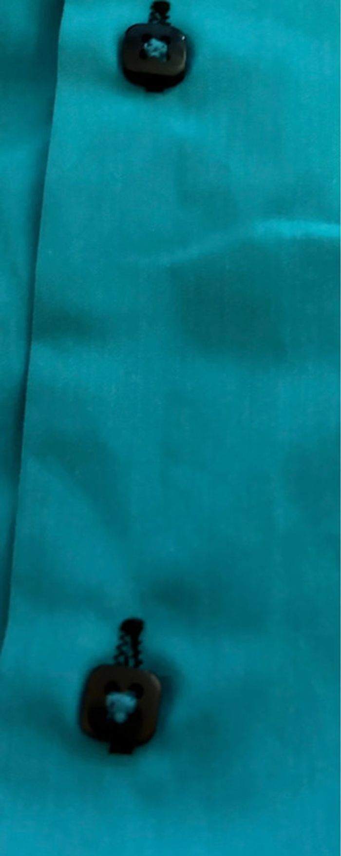 Chemise bleu uni manche courte - photo numéro 7