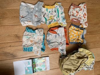 Lot couches lavables culla di tebi taille M + prépliés XKKO