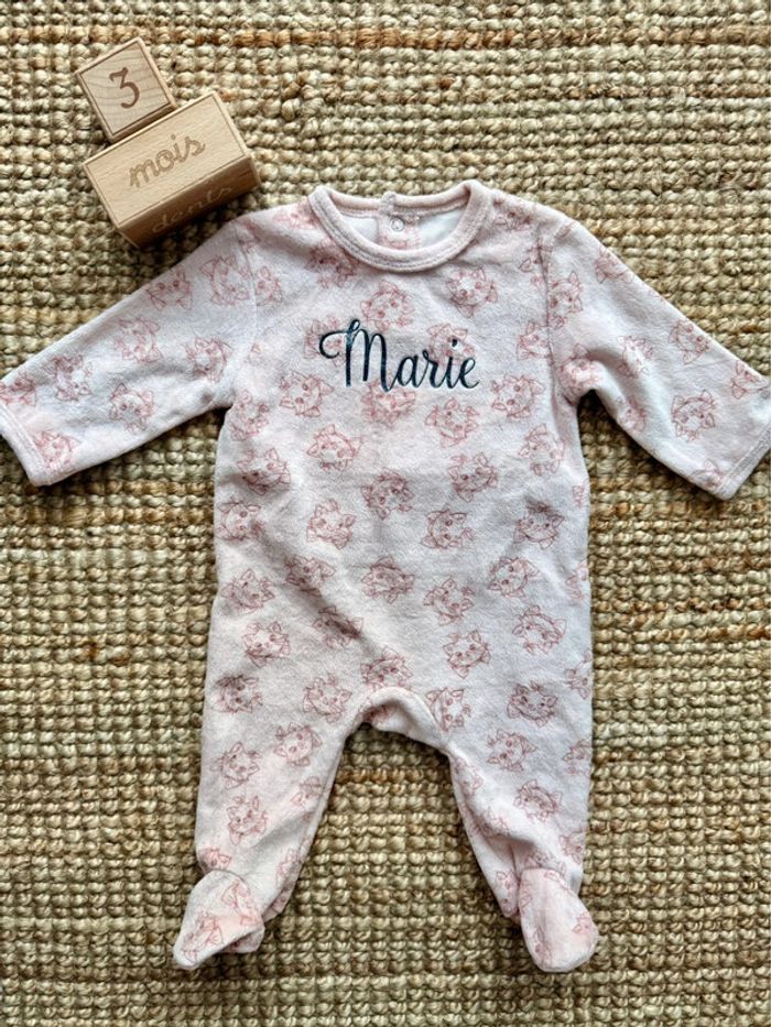Pyjama velours Disney 3mois / 60cm