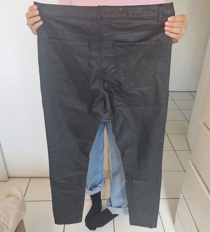 Pantalon simili cuir