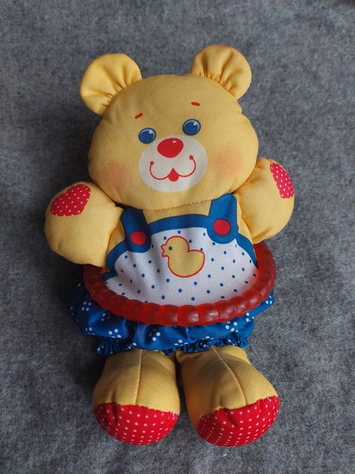 Fisher-price - doudou ourson Hochet vintage