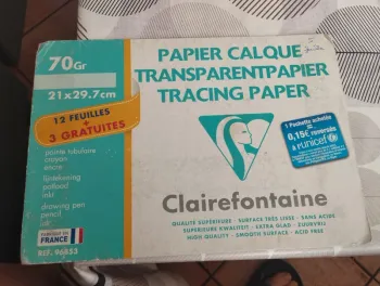Pochette papier calque