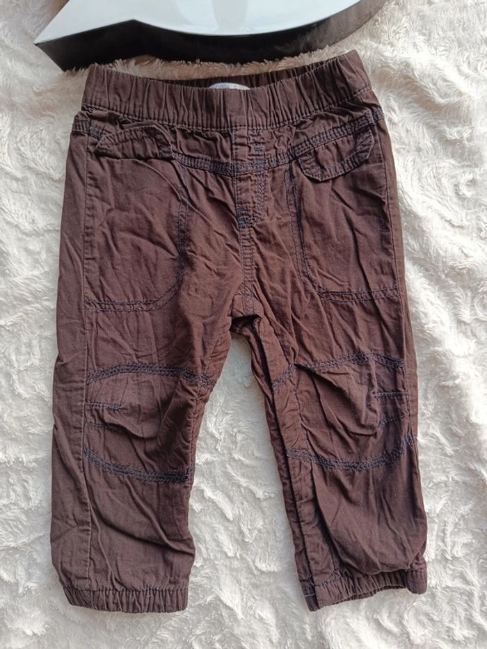 Pantalon confortable Garçon 18 mois Kitchoun 100% coton - photo numéro 2