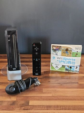 Nintendo Wii noir # Pack Wii Sports #