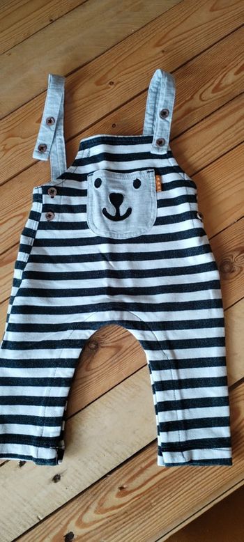 Salopette marinière bébé