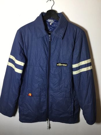 Blouson pour garçon Ellesse fabriqué en Italie bleu marine taille 12ans 138