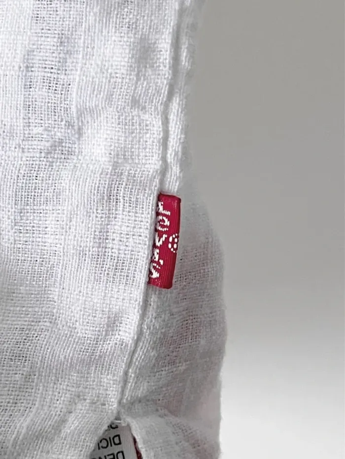 Chemise blanche manches courtes Levi’s taille M oversized - photo numéro 3