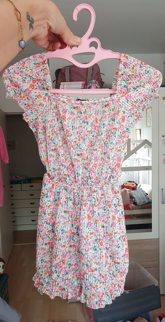 Combi-Short à manches courtes, motifs petites fleurs multicolores (5 ans-108/113Cm) / Kiabi - photo numéro 2