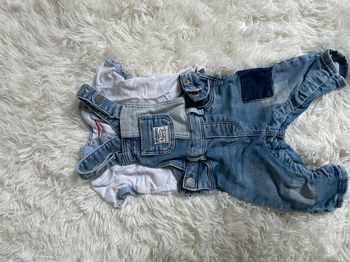 Ensemble salopette polo