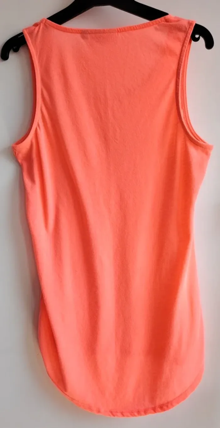 Débardeur corail fluo Kwoman - photo numéro 3