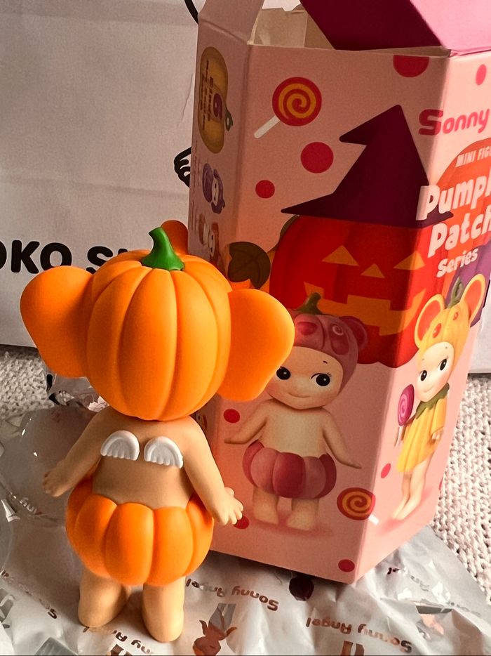 Sonny Angel Pumpkin patch Halloween 2025 Elephant - photo numéro 2
