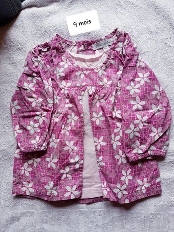 Blouse kimbaloo 9 mois