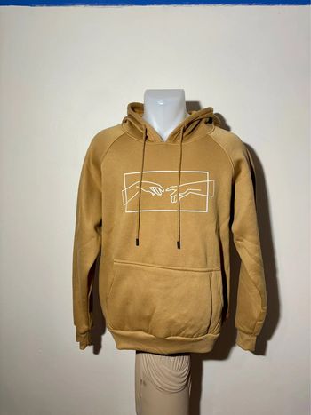 🧥 Hoodie camel graphique - Taille M