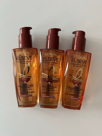 3 huiles extraordinaires de soin sublimateur de L’oreal NEUVES