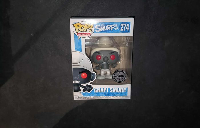 Figurine Funko Pop / Gnap! Gris Smurf 274 / The Smurfs "Les Schtroumpfs" / Exclusive