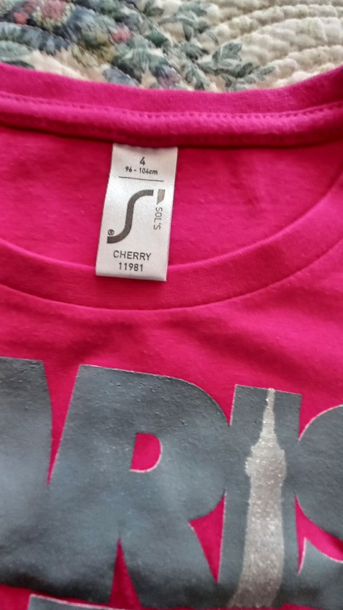 T-shirt fille 4 ans - photo numéro 2