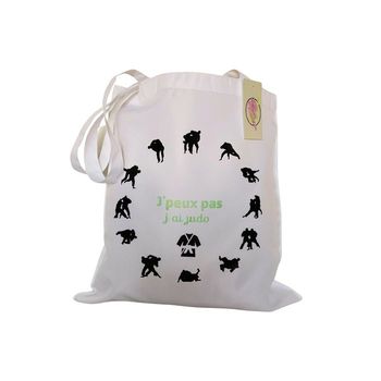 Sac personnalisable « j’peux pas j’ai judo »