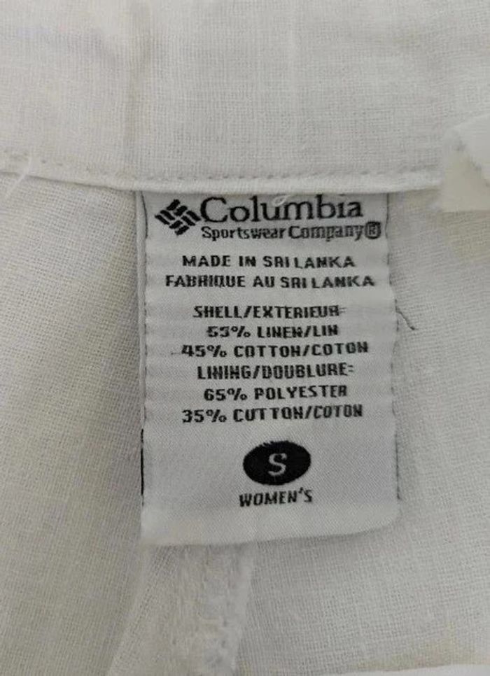 Pantacourt en lin et coton - Columbia - taille S - photo numéro 4