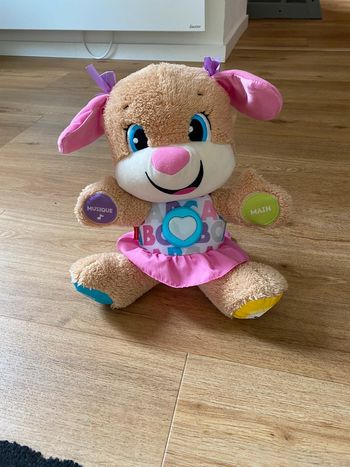 Peluche interactive chien