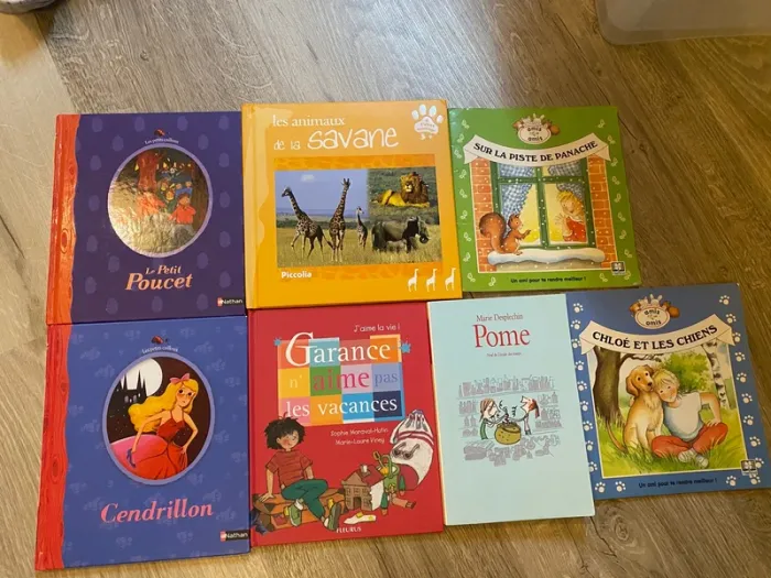 lot de 7 livres pour enfant : apprentissage de la vie