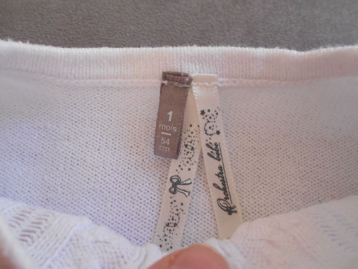 Gilet court fille 1 mois - photo numéro 3