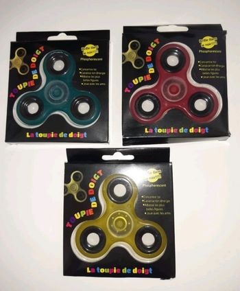 3 toupies de doigts hand spinner