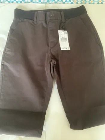 Mango Pantalon court fuselé en coton T36