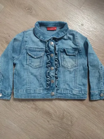 Veste en jeans 18 mois fille neuve