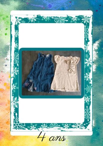 Lot  4 ans été: 2 robes