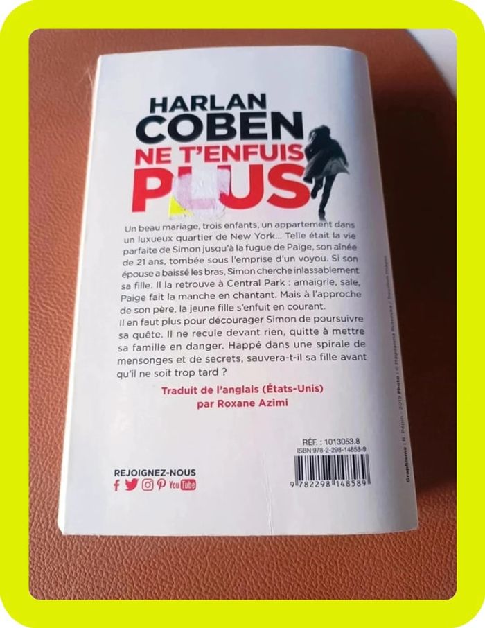 Livre ne t enfuis plus - photo numéro 2