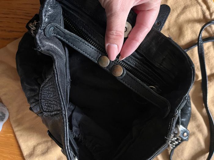 Sac Abaco cuir et python - photo numéro 15