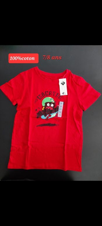 T-shirt Monster garçon 8ans
